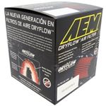 AEM DryFlow Air Filter 2.5" X 5" DRYFLOW 21-201DK