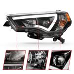 Anzo,Toyota,4,Runner,14-18,H.L,Project,Plank,Style,Black,Clear,Amber