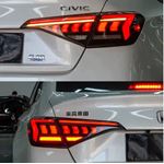 Archaic,Full,LED,Tail,Lights,Assembly,For,11th,Gen,Honda,Civic,Sedan,2022+