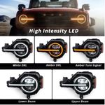 Archaic,Raptor,Version,Full,LED,Headlights,Assembly,For,Ford,Bronco,2021-2023,2/4-Door