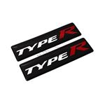 SMY,Gel,Honda,TYPE-R,Emblems,for,WeatherTech,Mats,Pair