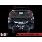 3025-33024,AWE ,Tuning ,Ford ,Focus, RS, SwitchPath, Cat-back, Exhaust - Diamond Black ,Tips,(Includ