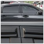 22-25 Honda Civic Sedan Mugen Style Window Visors Acrylic Air Deflector 4Pc