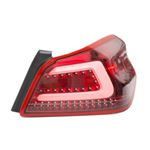 SUBISPEED USDM TR STYLE SEQUENTIAL TAIL LIGHT CBW (TR STYLE, CLEAR LENS, RED REFLECTOR) SUBARU WRX/