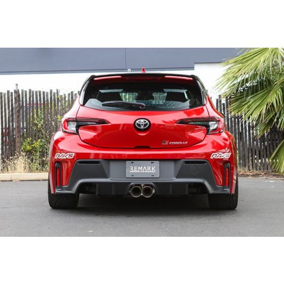 REMARK 2022+ Toyota GR Corolla Elite Spec Catback Exhaust - Dual Tips Center Exit (SS)