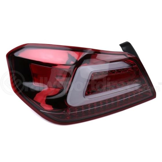 SUBISPEED USDM TR STYLE SEQUENTIAL TAIL LIGHT CBW (TR STYLE, CLEAR LENS, RED REFLECTOR) SUBARU WRX/