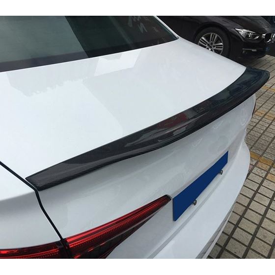 2017-2019 ,AUDI ,A4/S4, B9, Carbon Fiber ,Trunk ,Spoiler,racing bee