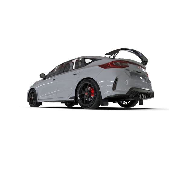 Rally,Armor,2023+,Honda,Civic,Type,R,Black,Mud,Flap,Grey,Logo