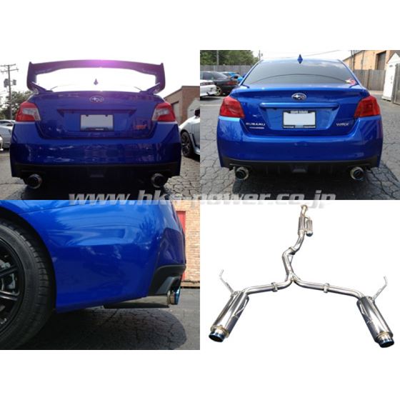 HKS Hi-Power Cat Back Exhaust - Subaru WRX/STI 2015+