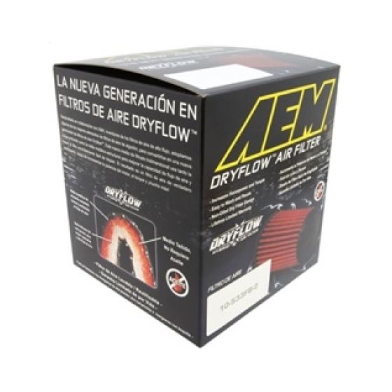 AEM DryFlow Air Filter 2.5" X 5" DRYFLOW 21-201DK