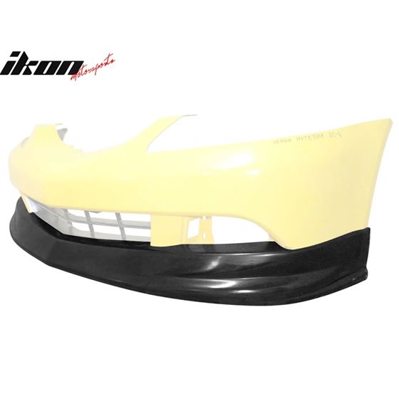 2005-2006 Acura RSX DC5 P1 Style Unpainted Black Front Bumper Lip PU