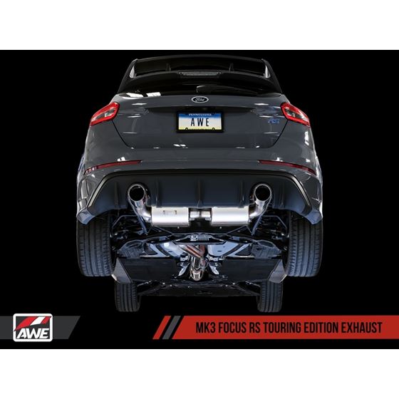3015-33088,AWE ,Tuning ,Ford ,Focus, RS, Touring, Edition, Cat-back ,Exhaust, Non-Resonated ,- Diamo