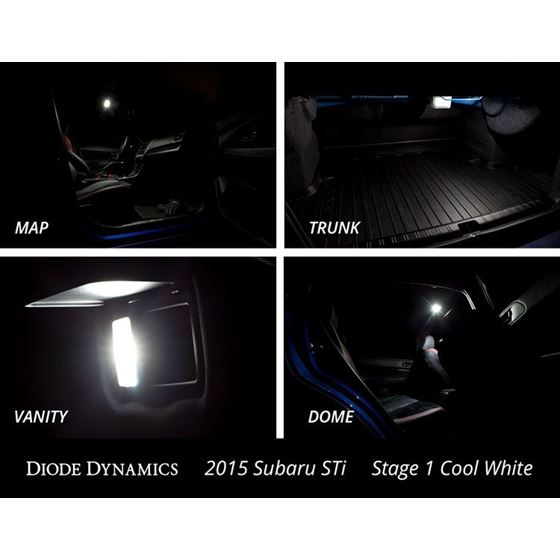 Diode,Dynamics,Subaru,WRX,Interior,Kit,Stage,1,Cool,White