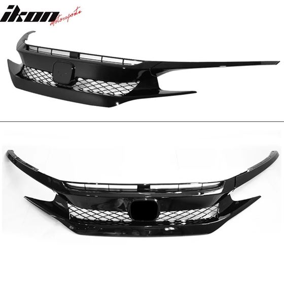 2016-2018 Civic All Models 2016-2021 Civic SI/Hatchback Type-r Style Front Grill Mesh