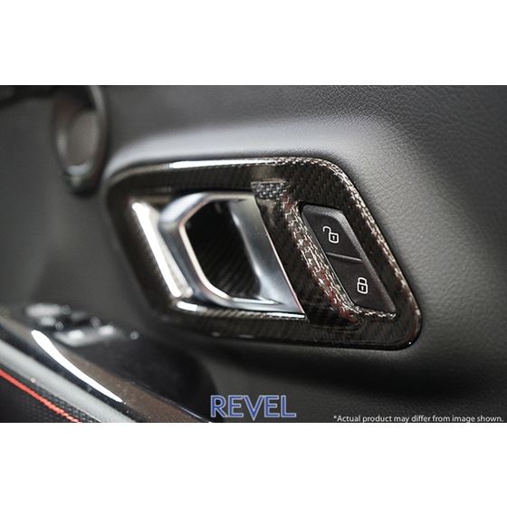 Revel,GT,Dry,Carbon,Inner,Door,Handle,Cover,Set,Toyota,Supra,A90,2020+