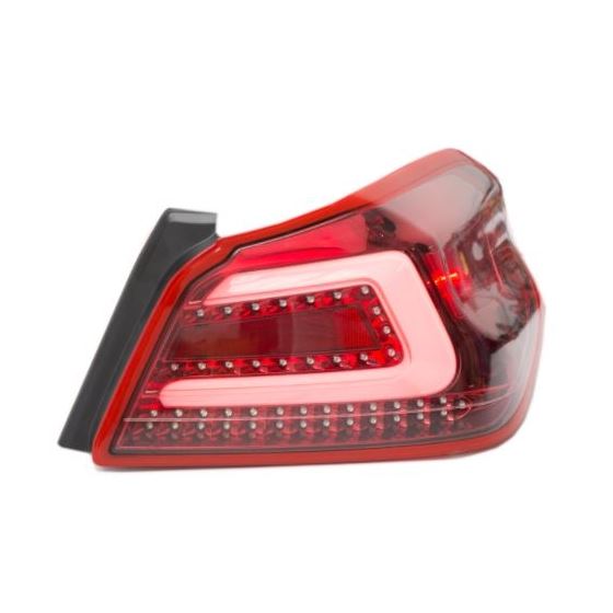SUBISPEED USDM TR STYLE SEQUENTIAL TAIL LIGHT CBW (TR STYLE, CLEAR LENS, RED REFLECTOR) SUBARU WRX/
