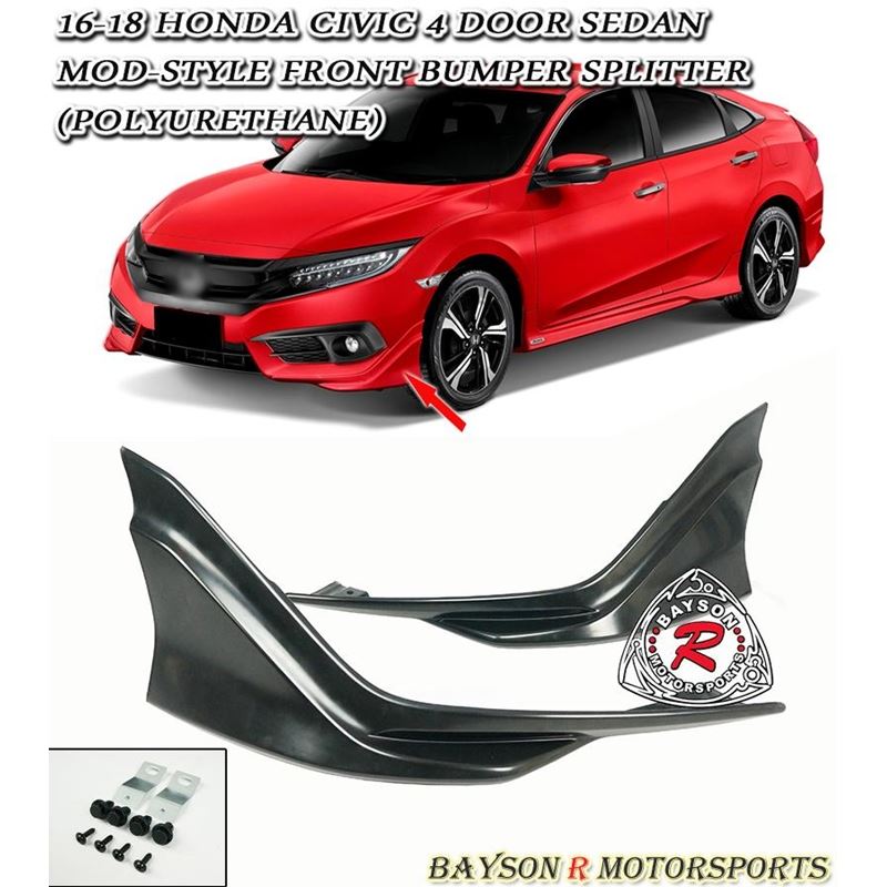 Bayson R 2016-2018 Honda Civic Sedan Modulo Style 
