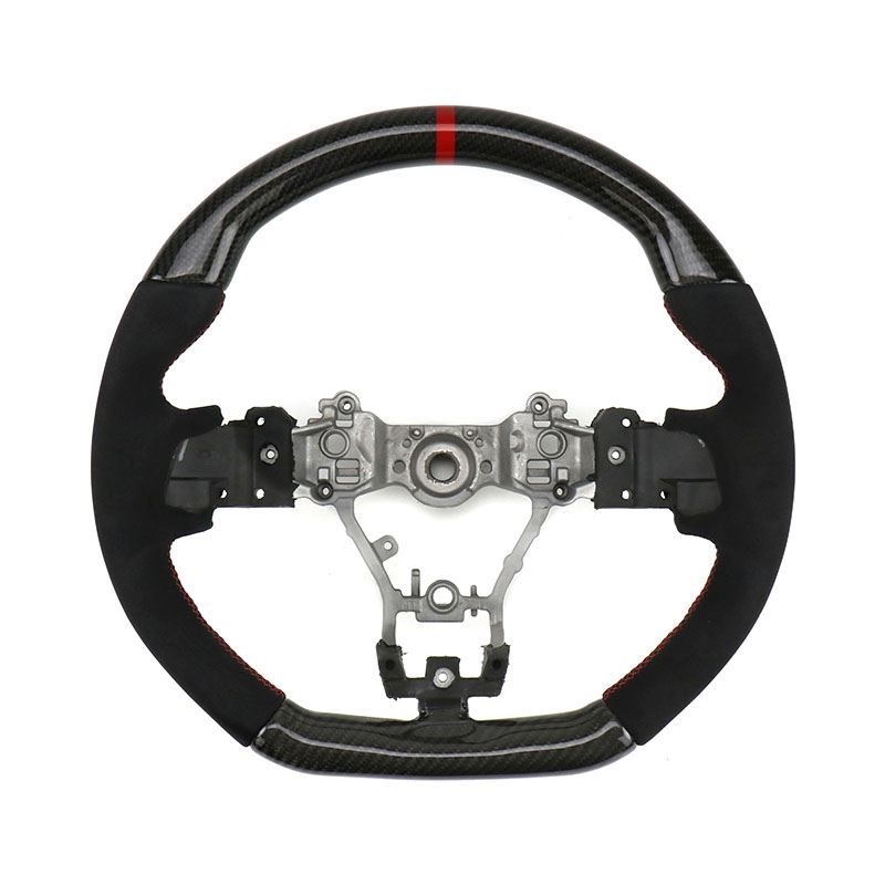 FactionFab Steering Wheel Carbon and Suede Subaru 
