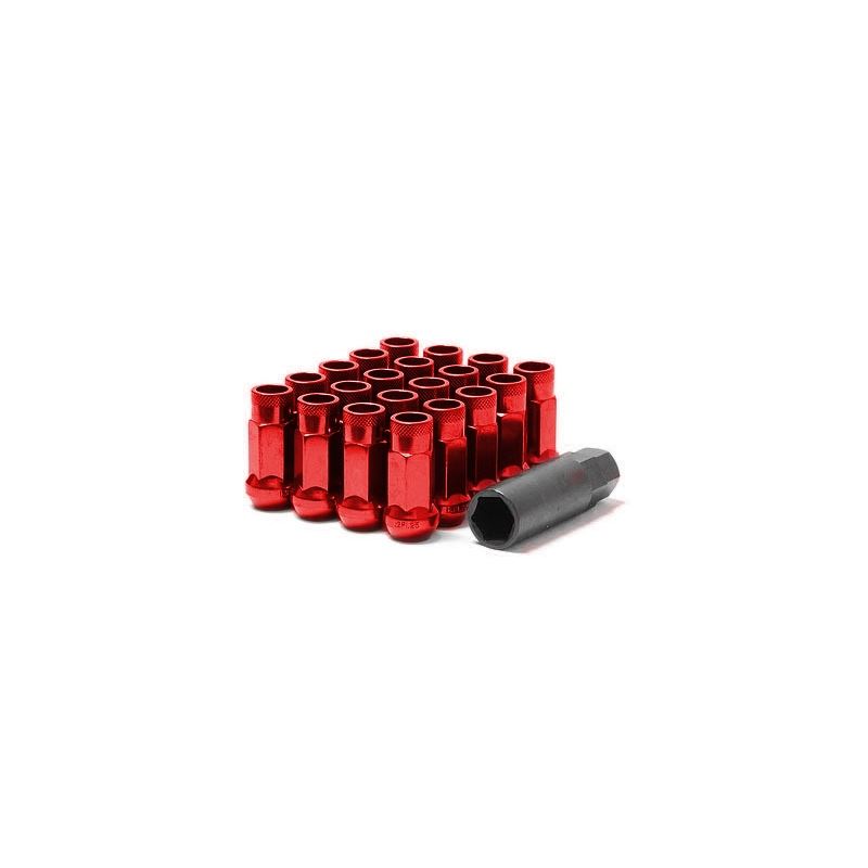Muteki SR48 Open End Lug Nuts – M12 x 1.50 Red