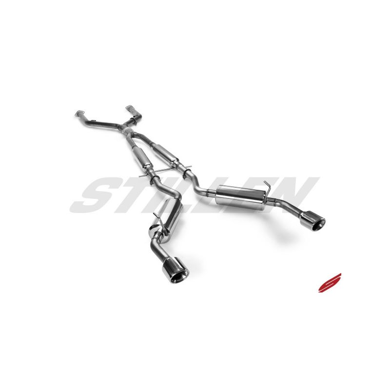 Infiniti Q50 Exhaust System - Cat Back w/ Polished
