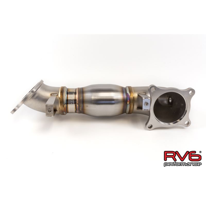 RV6 High Temp Catted Downpipe For 21+ TLX 2.0T-Typ