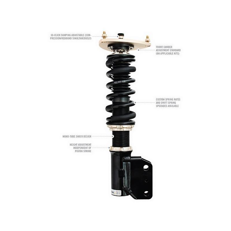 BC Racing BR Series Coilovers - 2000 - 2006 Audi T