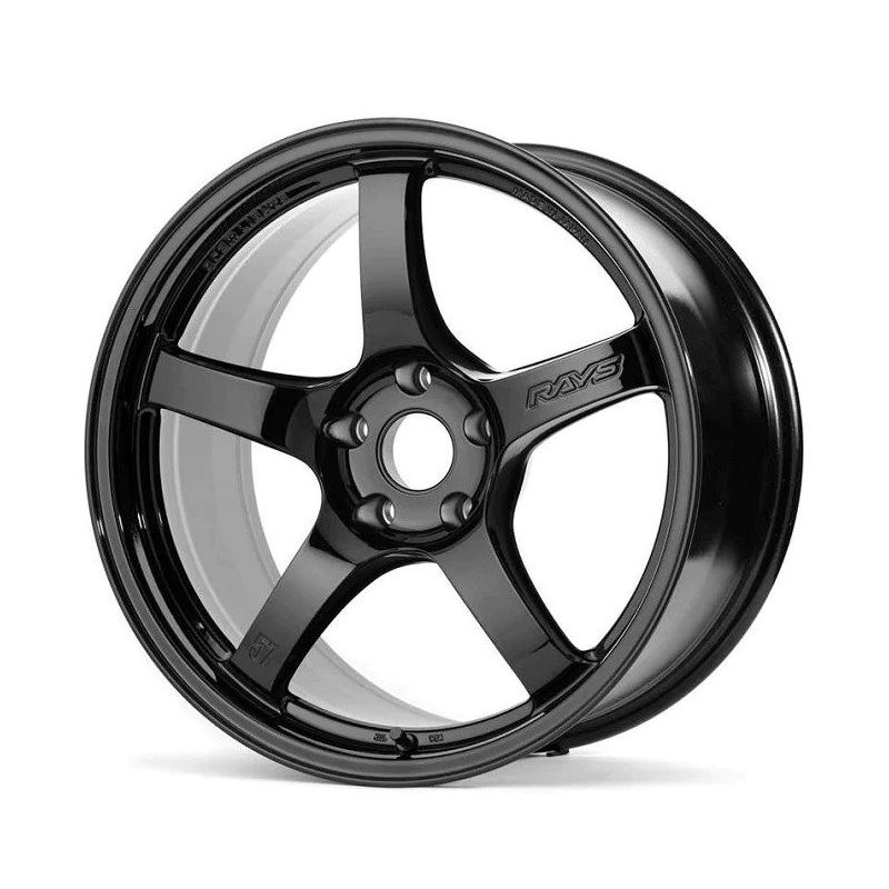 Rays GramLight 57CR 18x9.5 +38 5x114.3 Glass Black