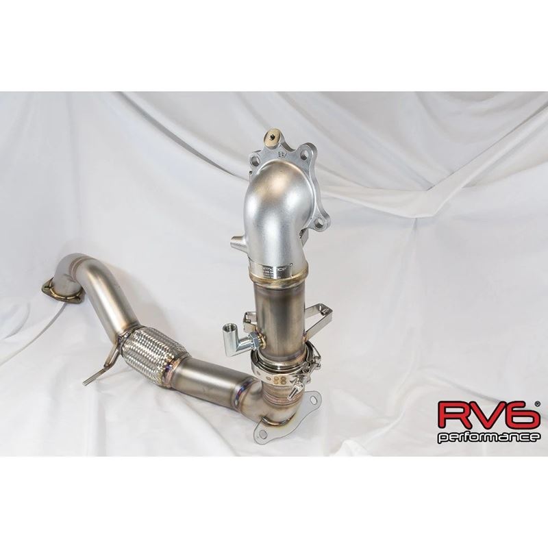 RV6 Downpipe  Front Pipe Combo for 16+ Civic 1.5T 