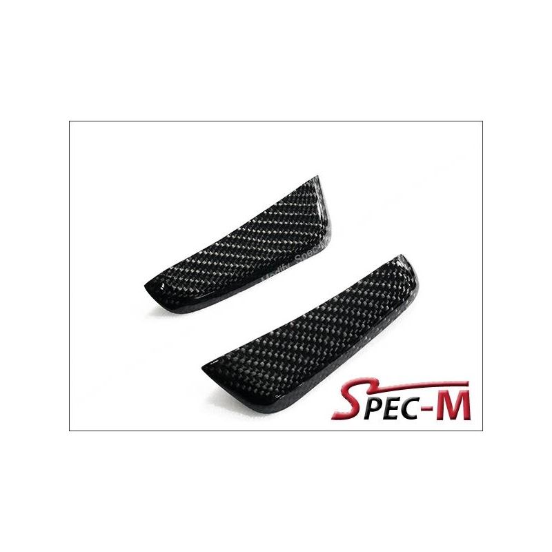 JPM Carbon Fiber Front Bumper Side Canards Fins (2