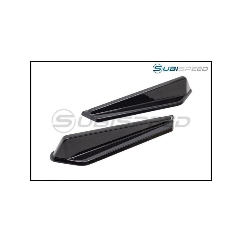 OLM GLOSS BLACK JDM STYLE CANARDS 2015 - 2018 SUBA