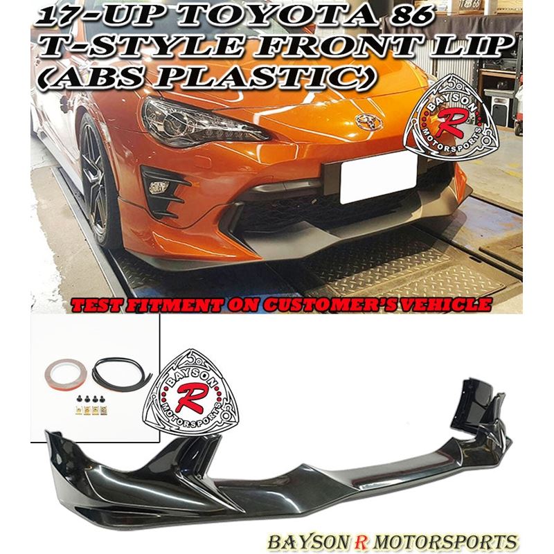 Bayson R T Style Front Lip For 2017-2021 Toyota 86