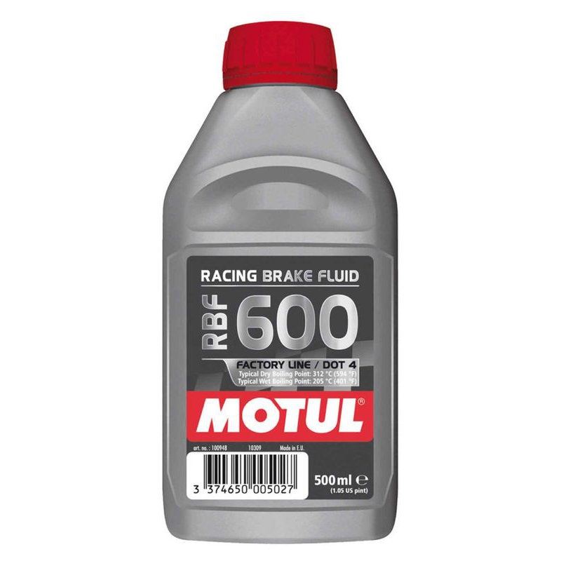 Motul RBF600 Factory Line Brake Fluid – 500mL Bott