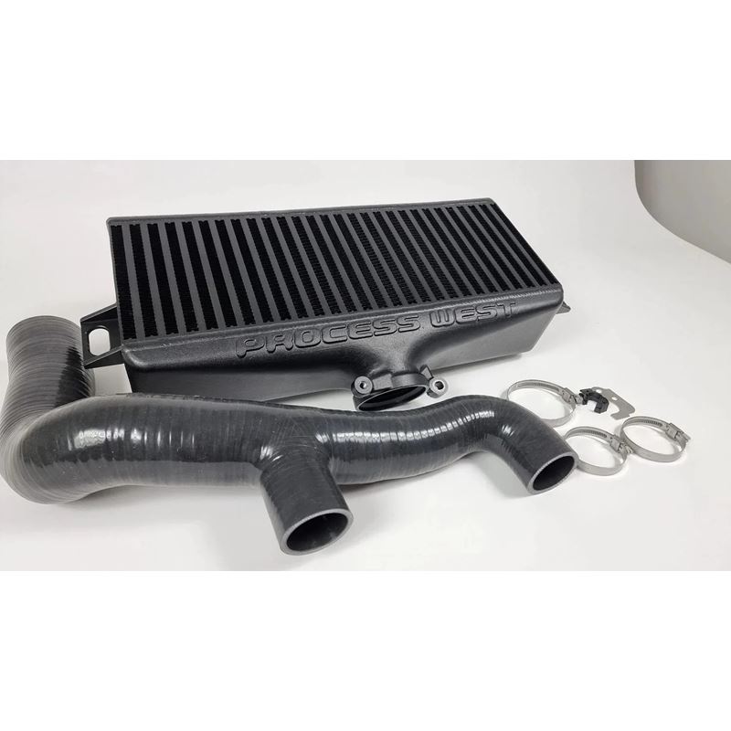 Process West Top Mount Intercooler Kit (Black) - 2