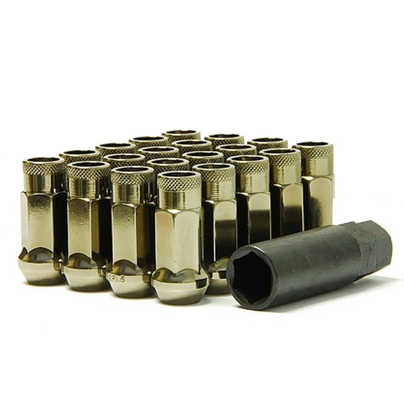 Muteki SR48 Open End Lug Nuts – M12 x 1.50 Titaniu