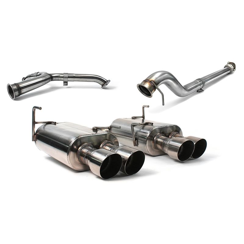 Perrin Non-Resonted Cat-back Exhaust – 2011-2014 S