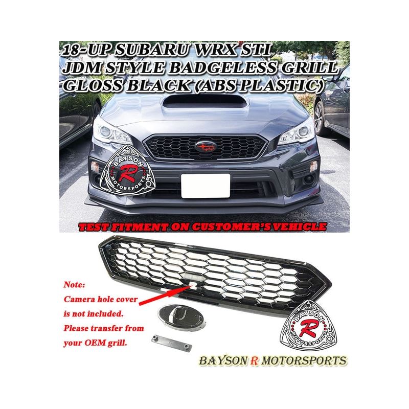 JDM STYLE FRONT GRILLE FOR 2018-2021 SUBARU WRX ST