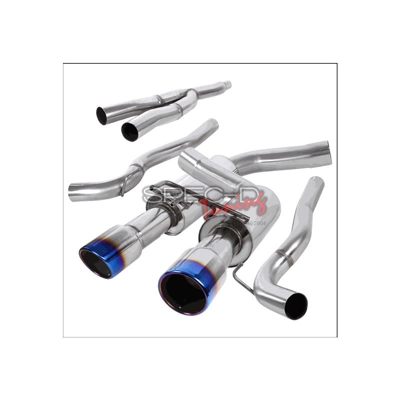 DUAL CATBACK EXHAUST SYSTEM FOR 15-17 FORD MUSTANG