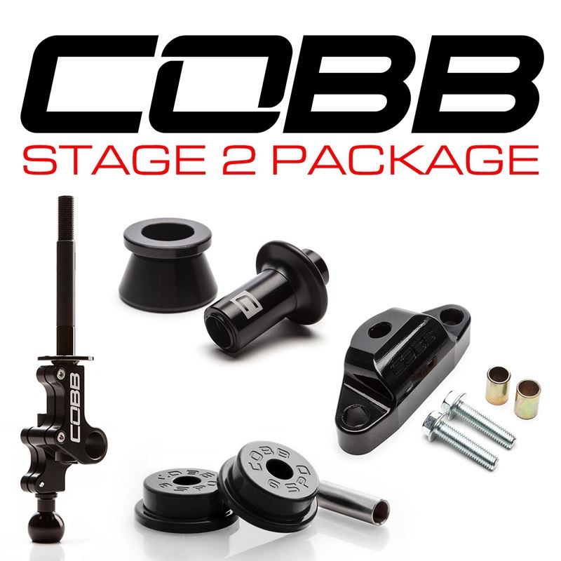 COBB Tuning Stage 2 Drivetrain Package w/ Black Lo