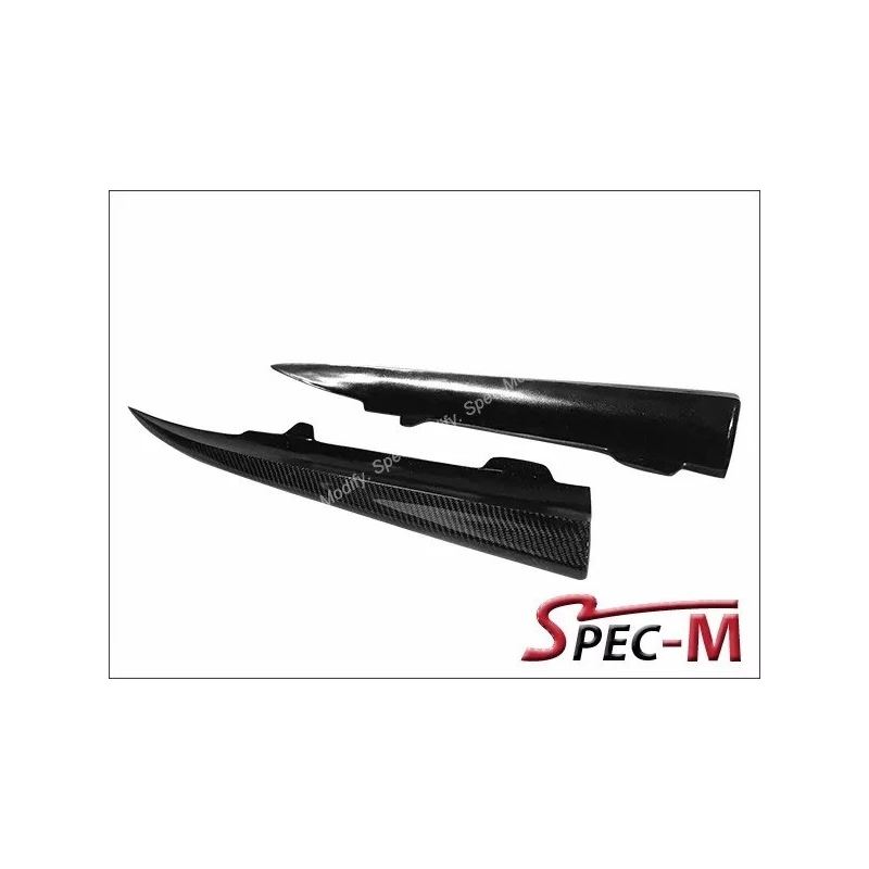 CARBON FIBER DP REAR BUMPER SIDE LIP for MERCEDES 