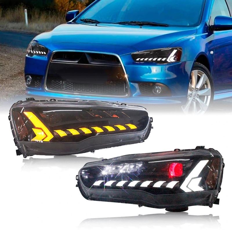 VLAND LED Sequential Turn Signal Headlights For Mi