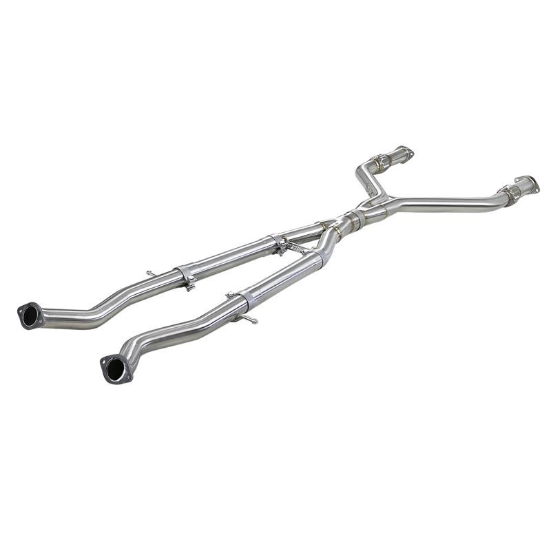 aFe Takeda 2.5in to 3in 304 SS Y-Pipe Exhaust Syst