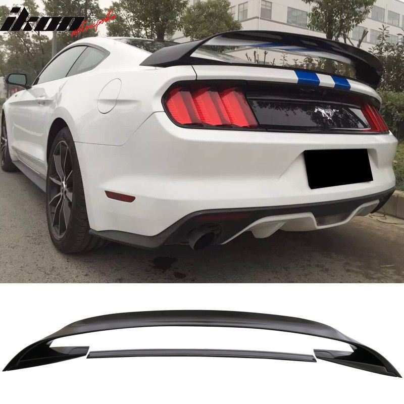 15-18 Mustang GT350 GT350R Style ABS Trunk Wing Ma