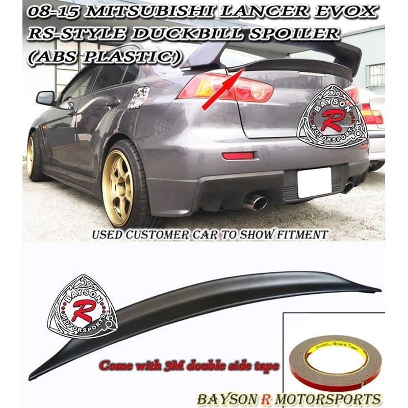 RS-Style Rear Trunk Lip Spoiler Wing (ABS) Fits 08