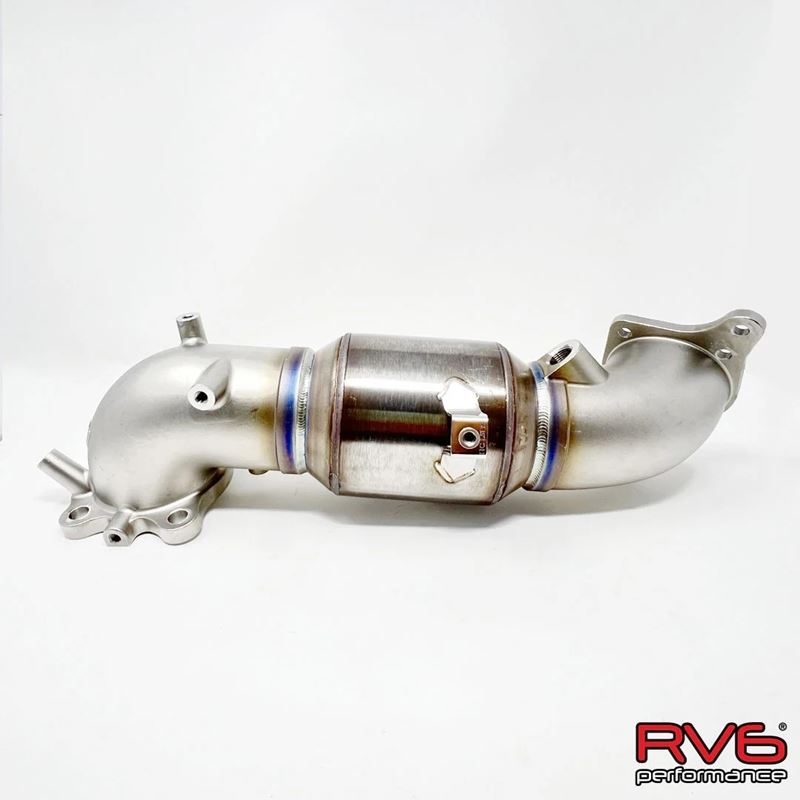 RV6 GESi G-Sport Catted Downpipe for 22+ Civic 1.5