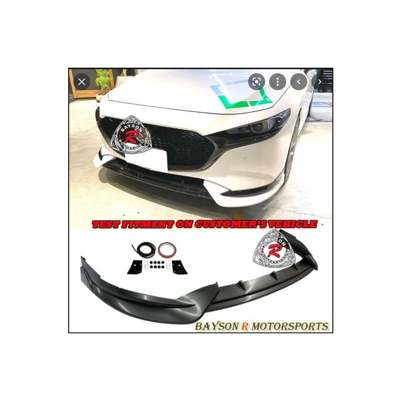 BAYSON R TH STYLE FRONT LIP MAZDA 3 5DR 19-21