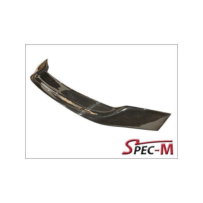 R Style Carbon Fiber Trunk Spoiler Lip For 2013-20