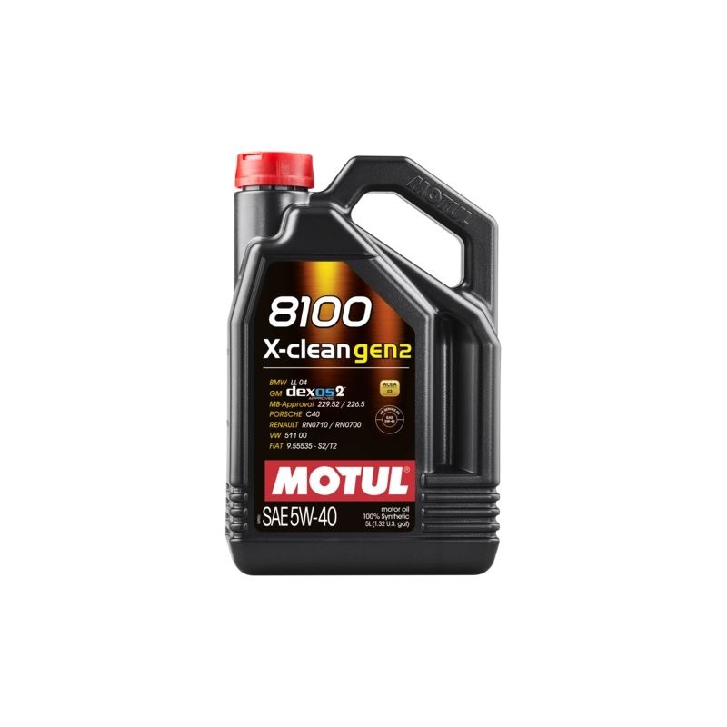 Motul 5W-40 X Clean Oil Change Package - 2015+ Sub
