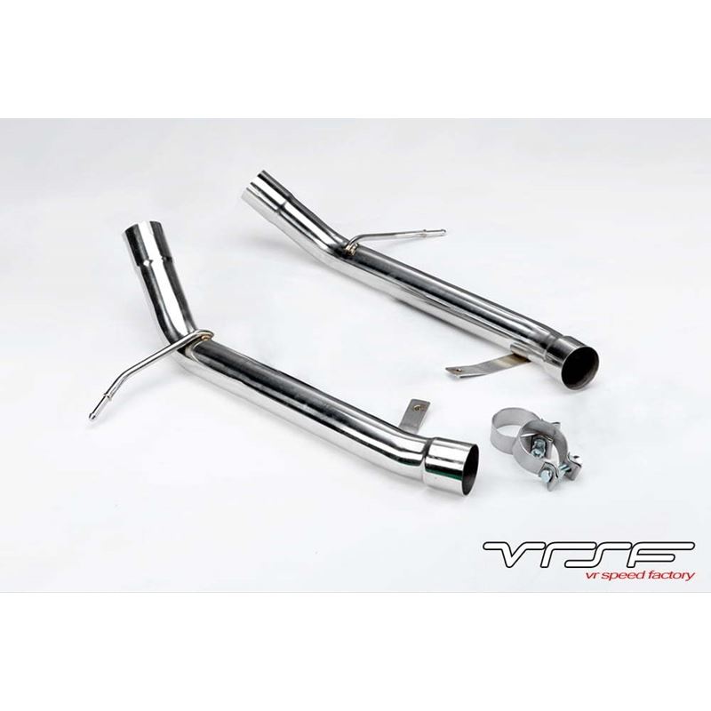 VRSF Stainless Steel Muffler Delete for 07-13 BMW 