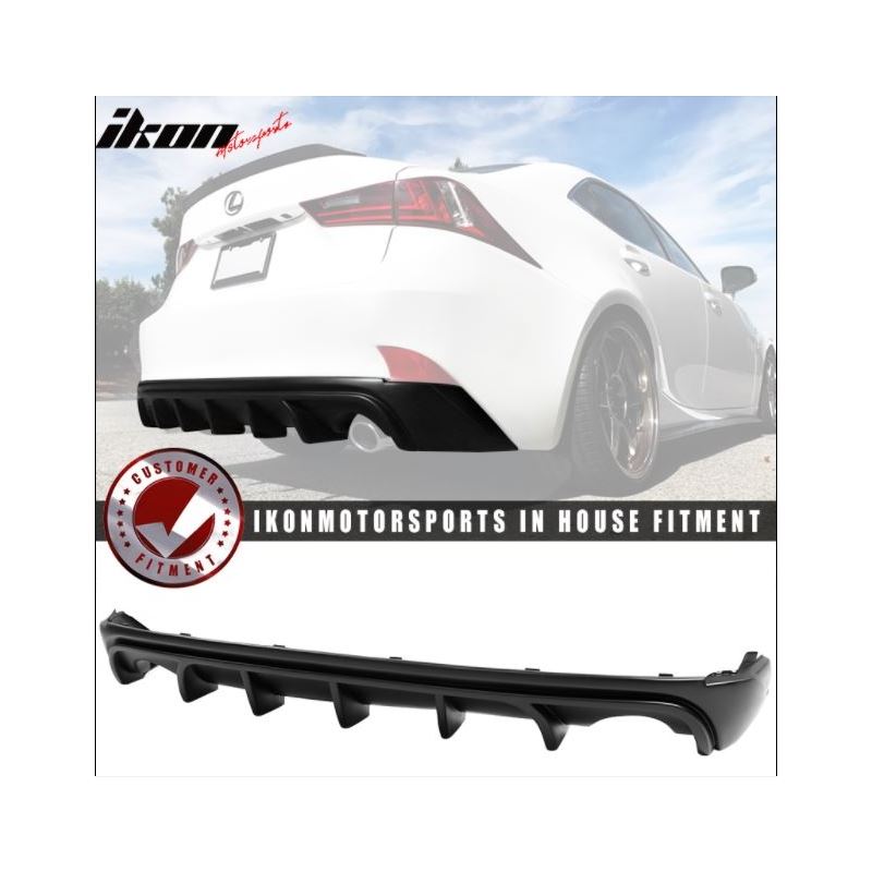 IKONMOTORSPORT SPORT STYLE REAR DIFFUSER LEXUS IS 