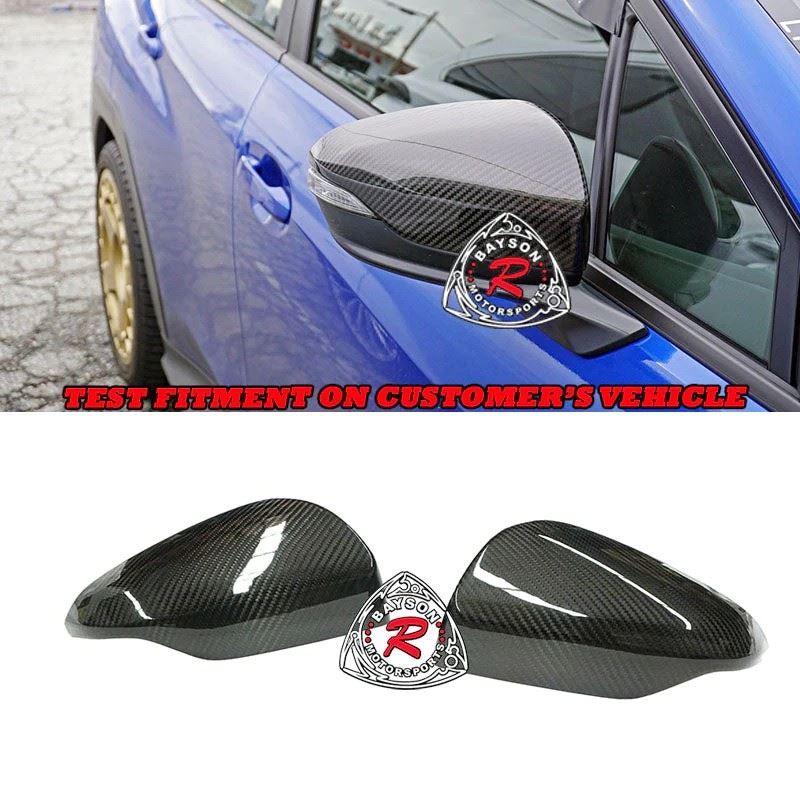 BaysonR Side Mirror Covers (Dry Carbon Fiber) For 